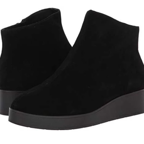 Lucky Brand Karmeya suede wedge bootie 8M - Picture 6 of 8